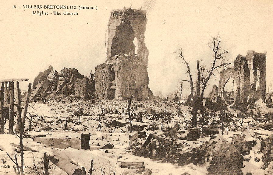 Eglise bombardée
